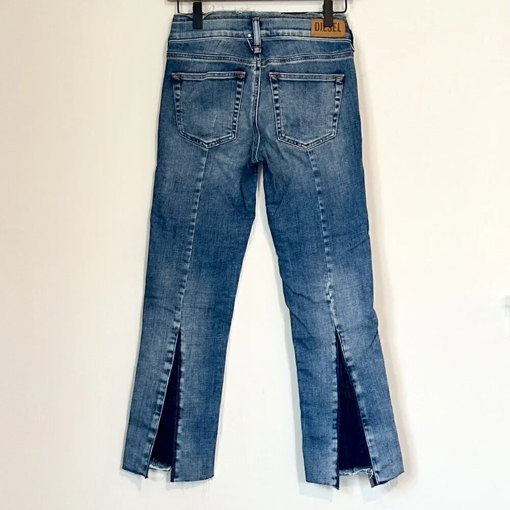 NWT Diesel Denim D-Ebbey Bootcut Low Waist Jeans - Size 24